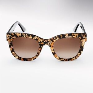 THIERRY LASRY Obsessy Chunky Wayfarer Sunglasses Gradient Lens